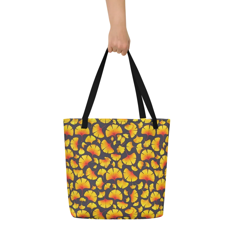 Autumn Radiance on Large Tote Bag W/ Pocket — Front