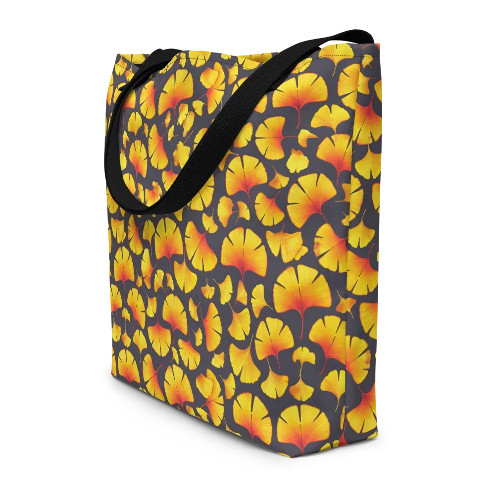 Autumn Radiance on Large Tote Bag W/ Pocket — Front
