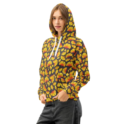 Autumn Radiance on a Cotton Hoodie