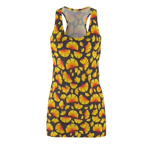 Autumn Radiance on a Racerback Dress