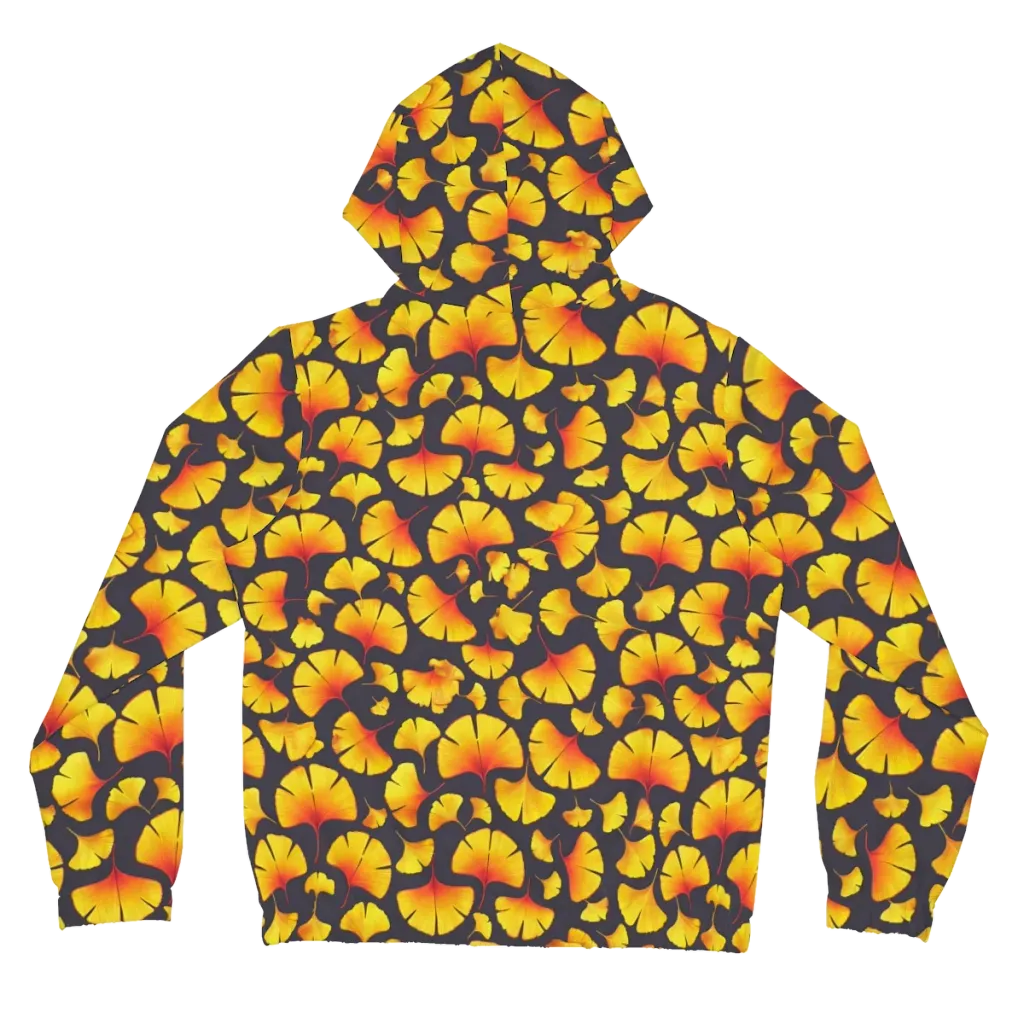 Autumn Radiance on Women's Full-Zip Hoodie — Back
