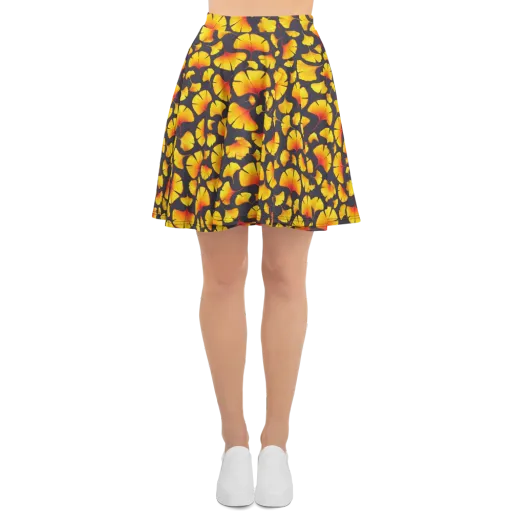 Autumn Radiance on a Skater Skirt