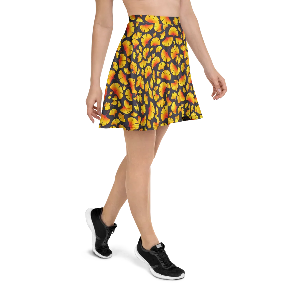 Autumn Radiance on Skater Skirt — Right