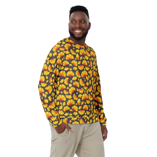 Autumn Radiance on a Sweatshirt