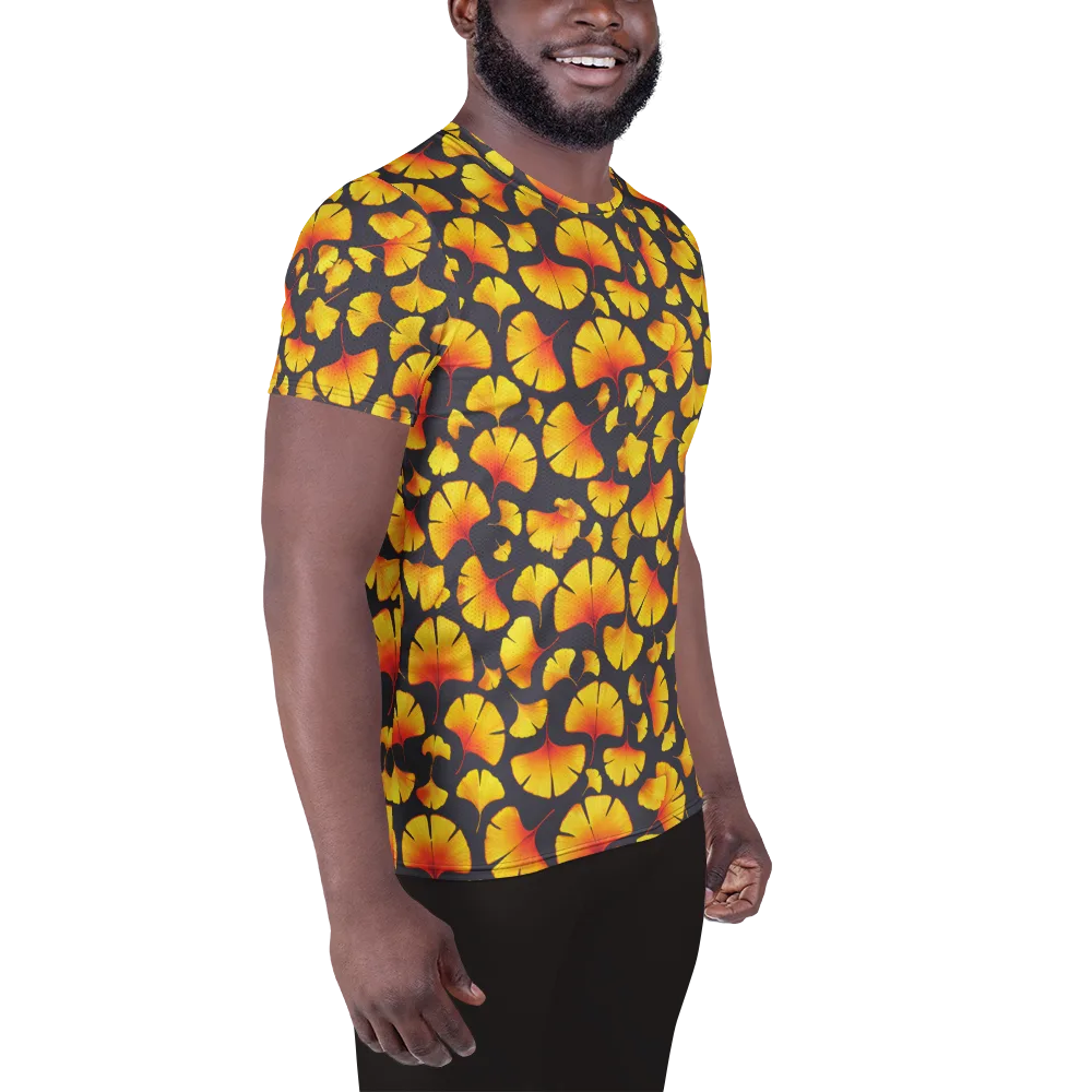 Autumn Radiance on Men's Athletic T-Shirt — Right