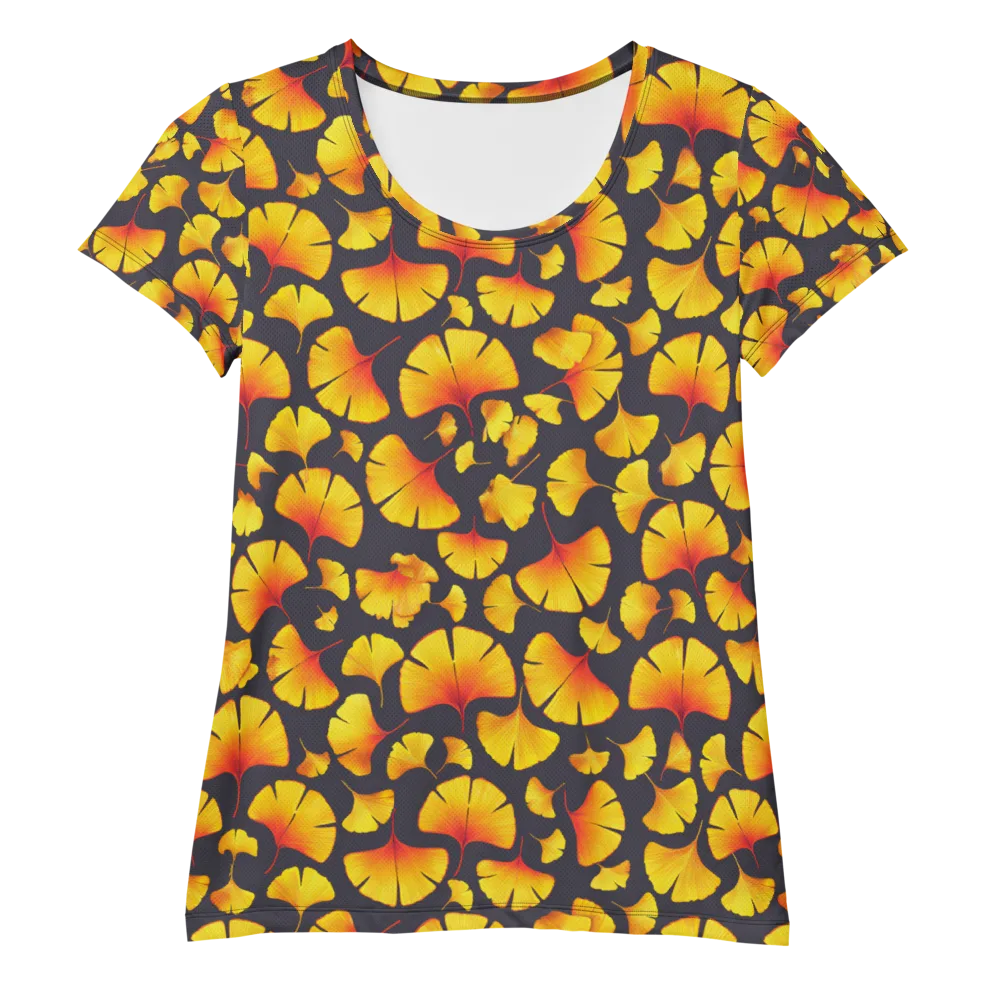 Autumn Radiance on Women's Athletic T-Shirt — Front