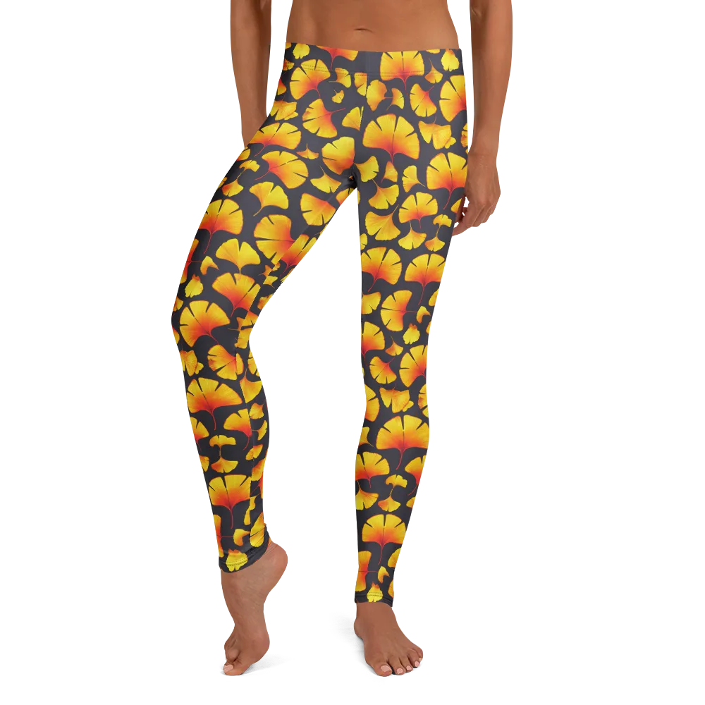Autumn Radiance on Leggings — Front
