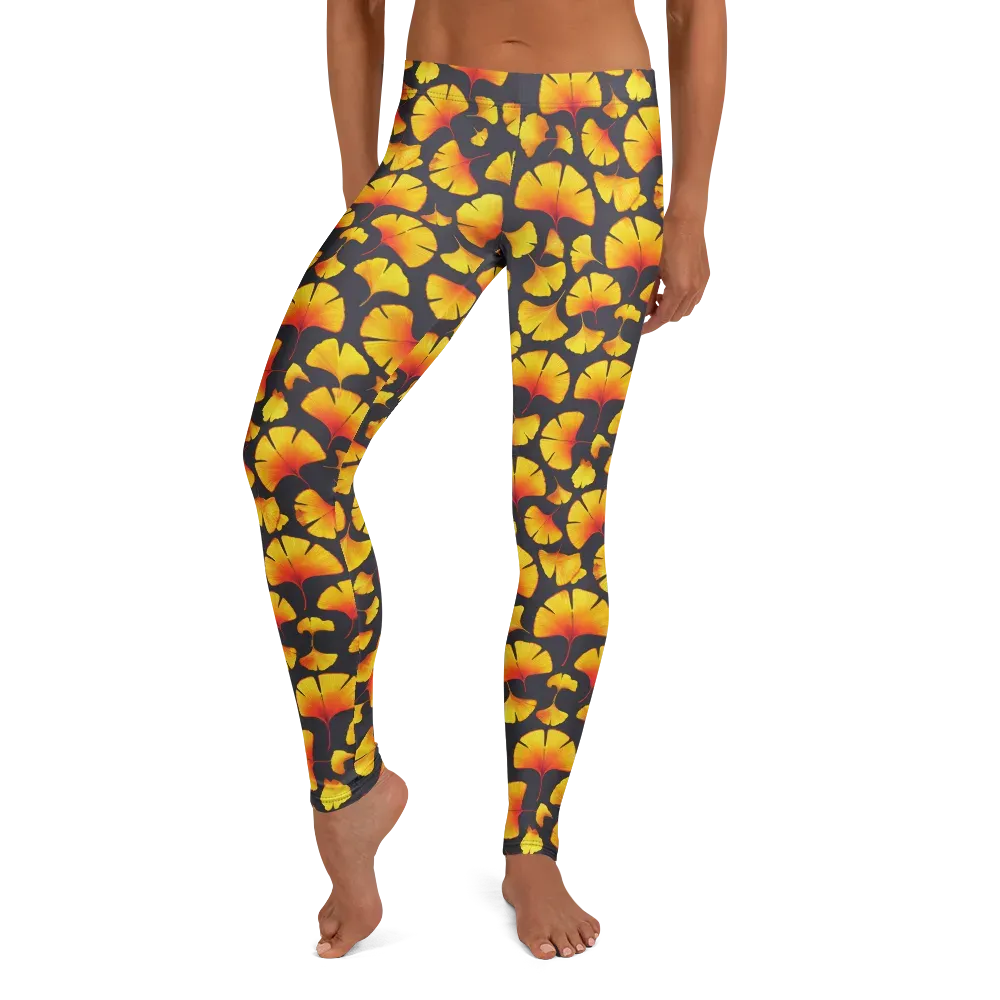 Autumn Radiance on Leggings — Front