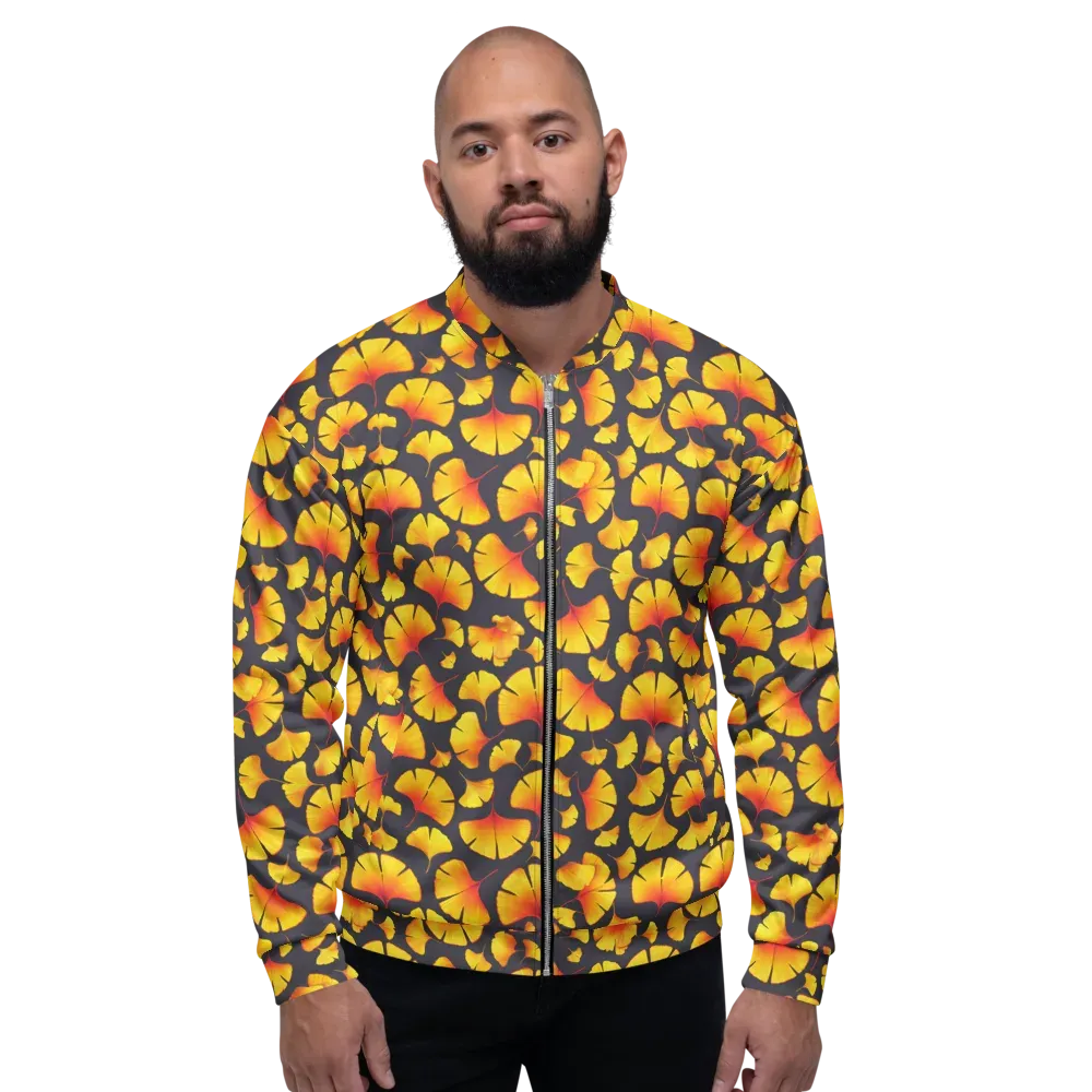 Autumn Radiance on Bomber Jacket — Front