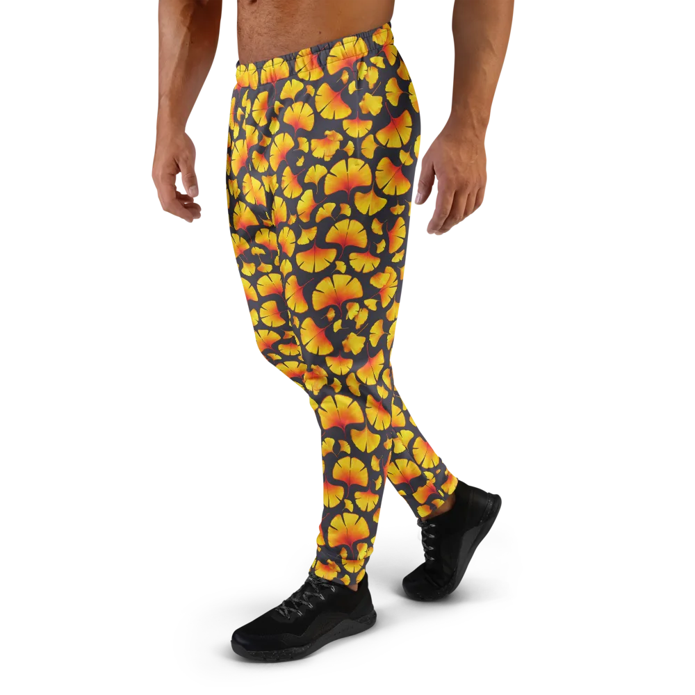 Autumn Radiance on Men's Joggers — Left