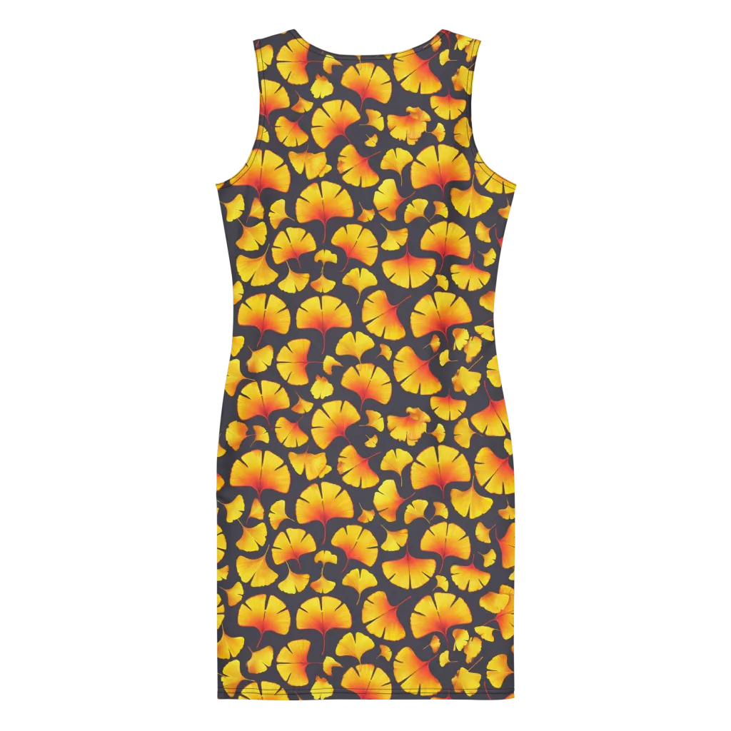 Autumn Radiance on Bodycon Dress — Back