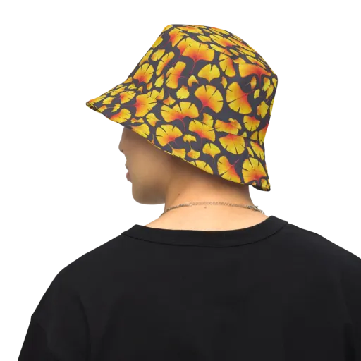 Autumn Radiance on a Reversible Bucket Hat