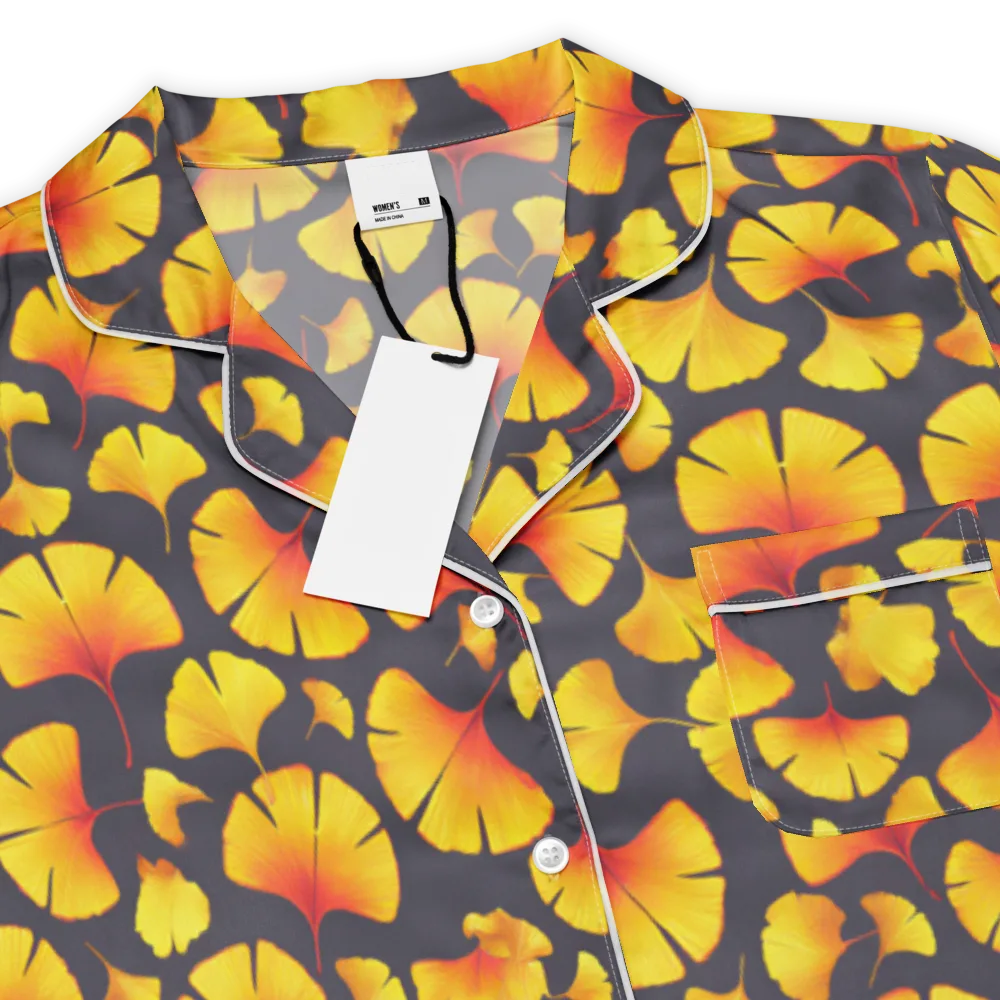 Autumn Radiance on Women's Short Sleeve Pajama Top — Product details