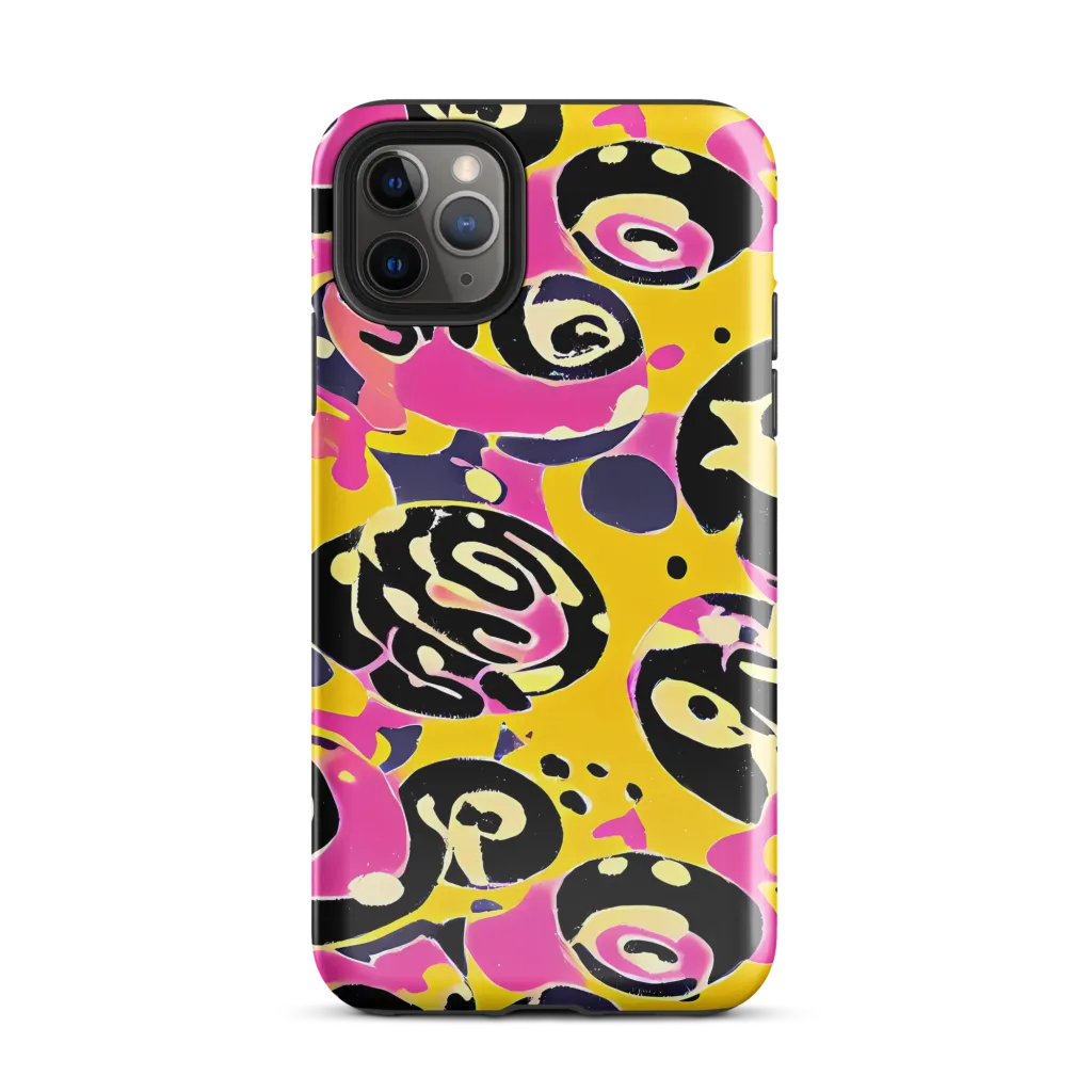 Neon Ink Parade on Tough Case for iPhone® — Front