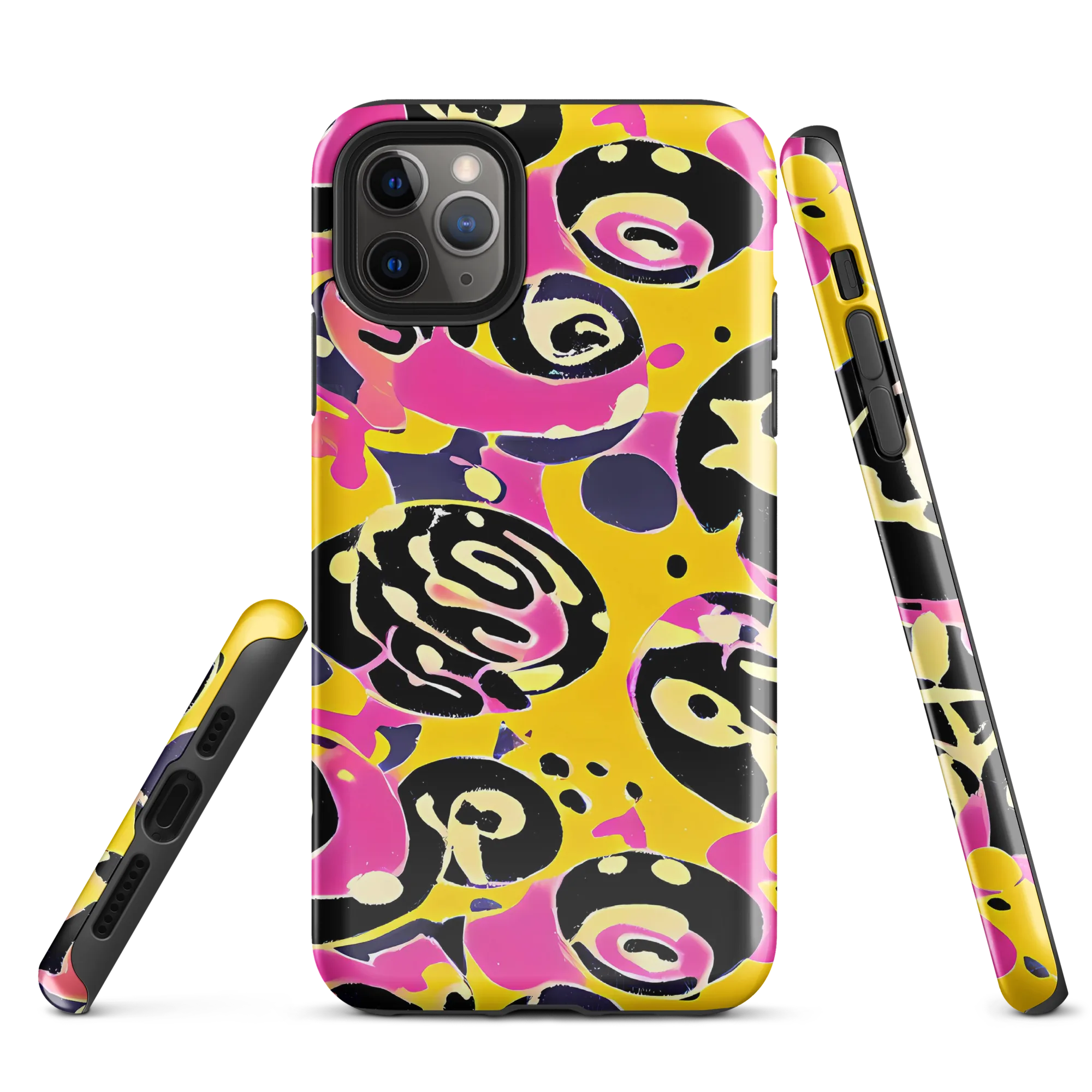 Neon Ink Parade on Tough Case for iPhone® — Front