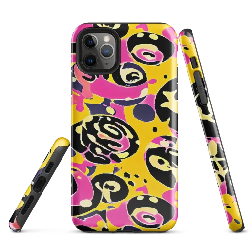 Neon Ink Parade on a Tough Case for iPhone®
