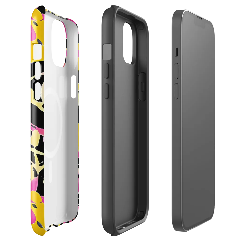 Neon Ink Parade on MagSafe Tough Case for iPhone® — Front