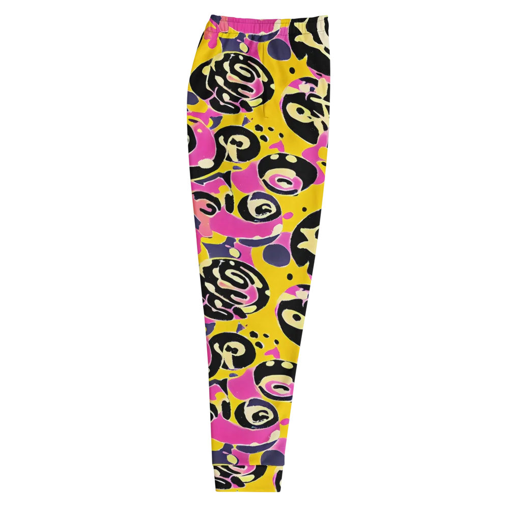 Neon Ink Parade on Men's Joggers — Right