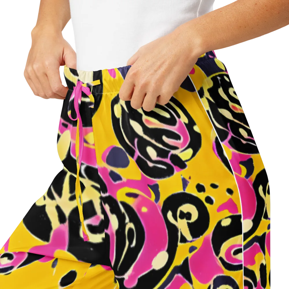 Neon Ink Parade on Women's Pajama Pants — Product details