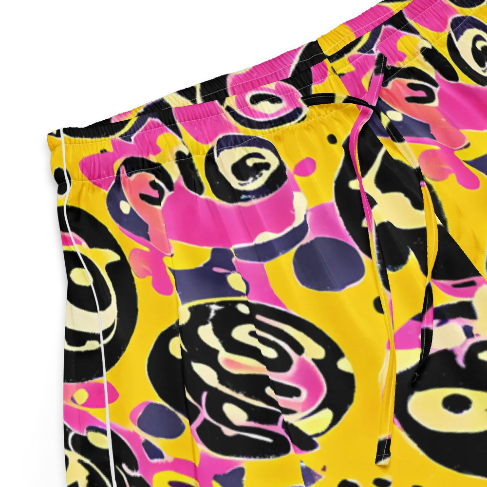 Neon Ink Parade on Women's Pajama Shorts — Product details