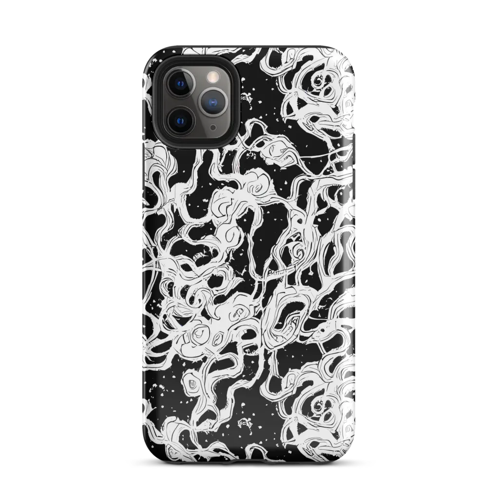 Inkstorm Ribbons on Tough Case for iPhone® — Front
