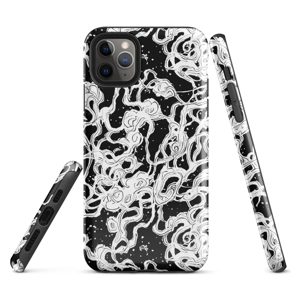Inkstorm Ribbons on Tough Case for iPhone® — Front