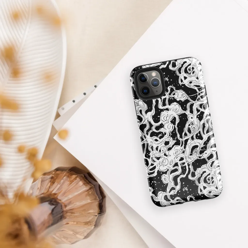 Inkstorm Ribbons on Tough Case for iPhone® — Front