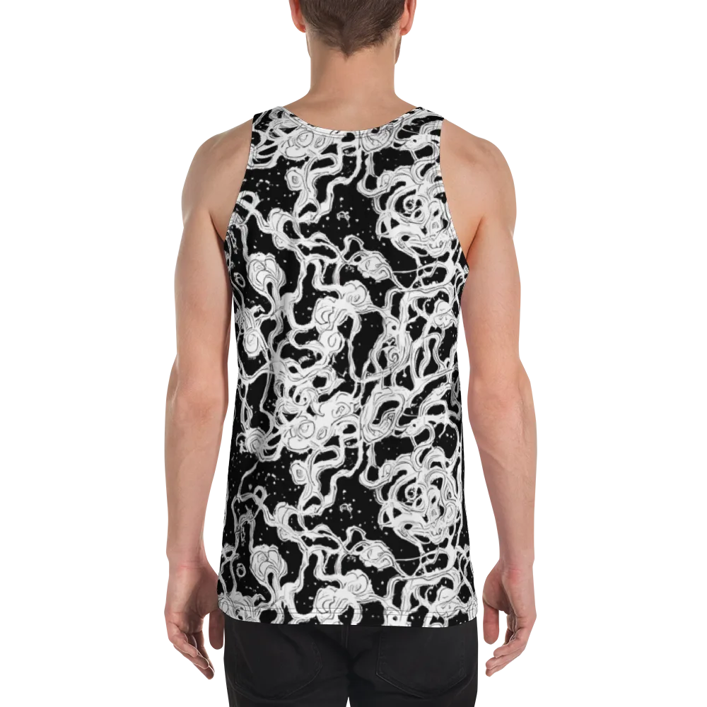 Inkstorm Ribbons on Men's Tank Top — Back