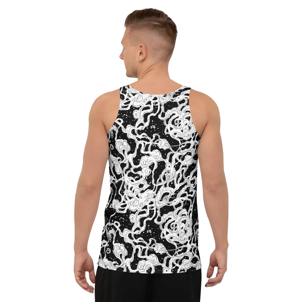 Inkstorm Ribbons on Men's Tank Top — Back