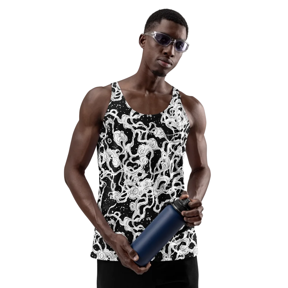 Inkstorm Ribbons on Men's Tank Top — Front