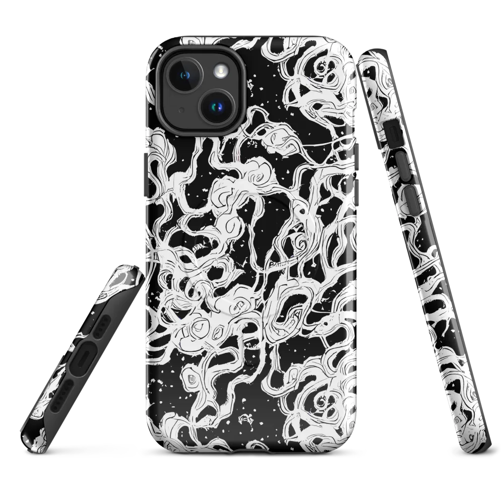 Inkstorm Ribbons on MagSafe Tough Case for iPhone® — Front