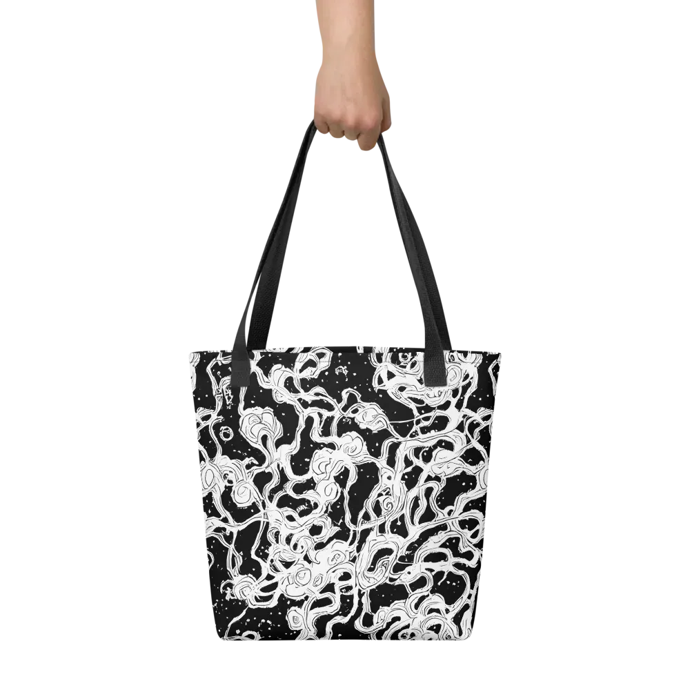 Inkstorm Ribbons on Tote Bag — Front