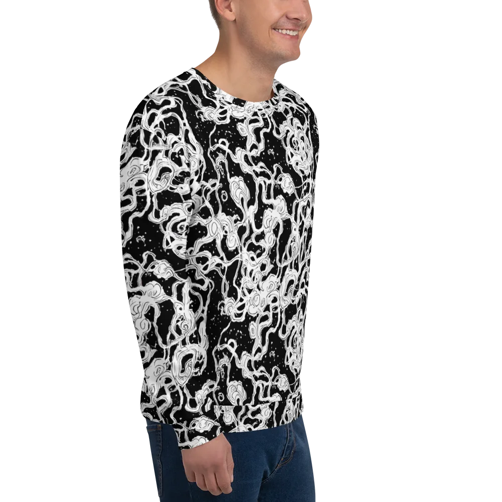 Inkstorm Ribbons on Sweatshirt — Right Front