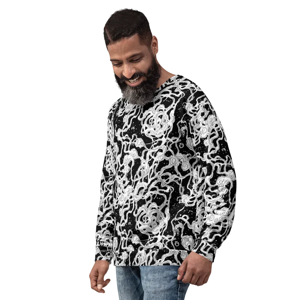 Inkstorm Ribbons on Sweatshirt — Left Front