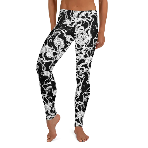 Inkstorm Ribbons on a Leggings