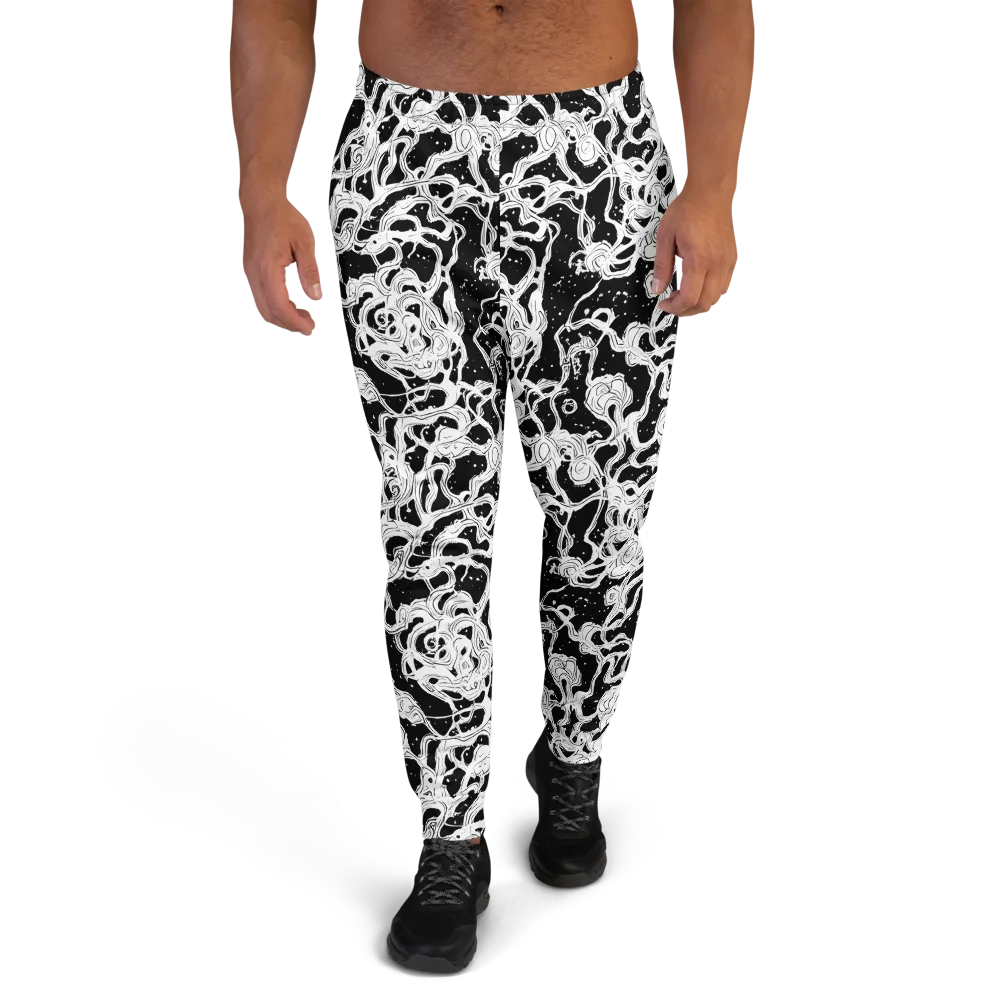 Inkstorm Ribbons on Men's Joggers — Front