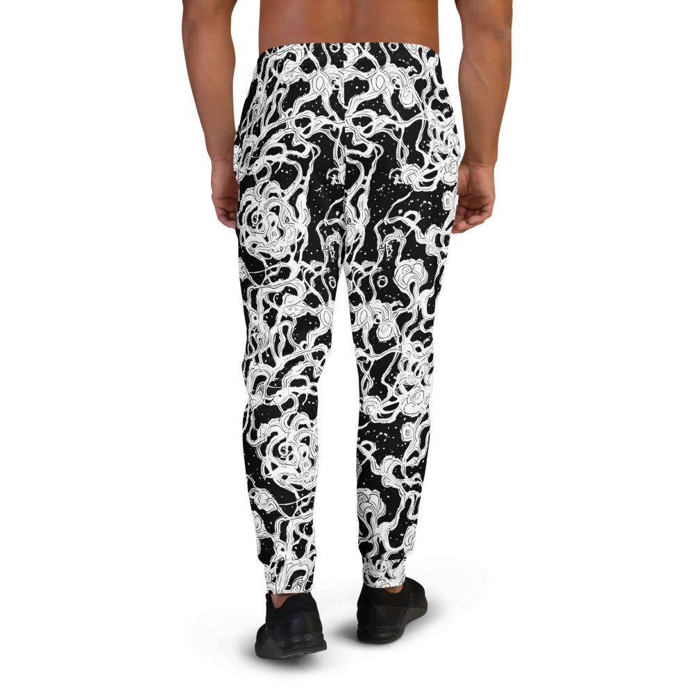 Inkstorm Ribbons on Men's Joggers — Back