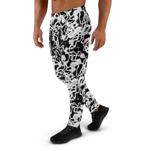 Inkstorm Ribbons on a Men's Joggers