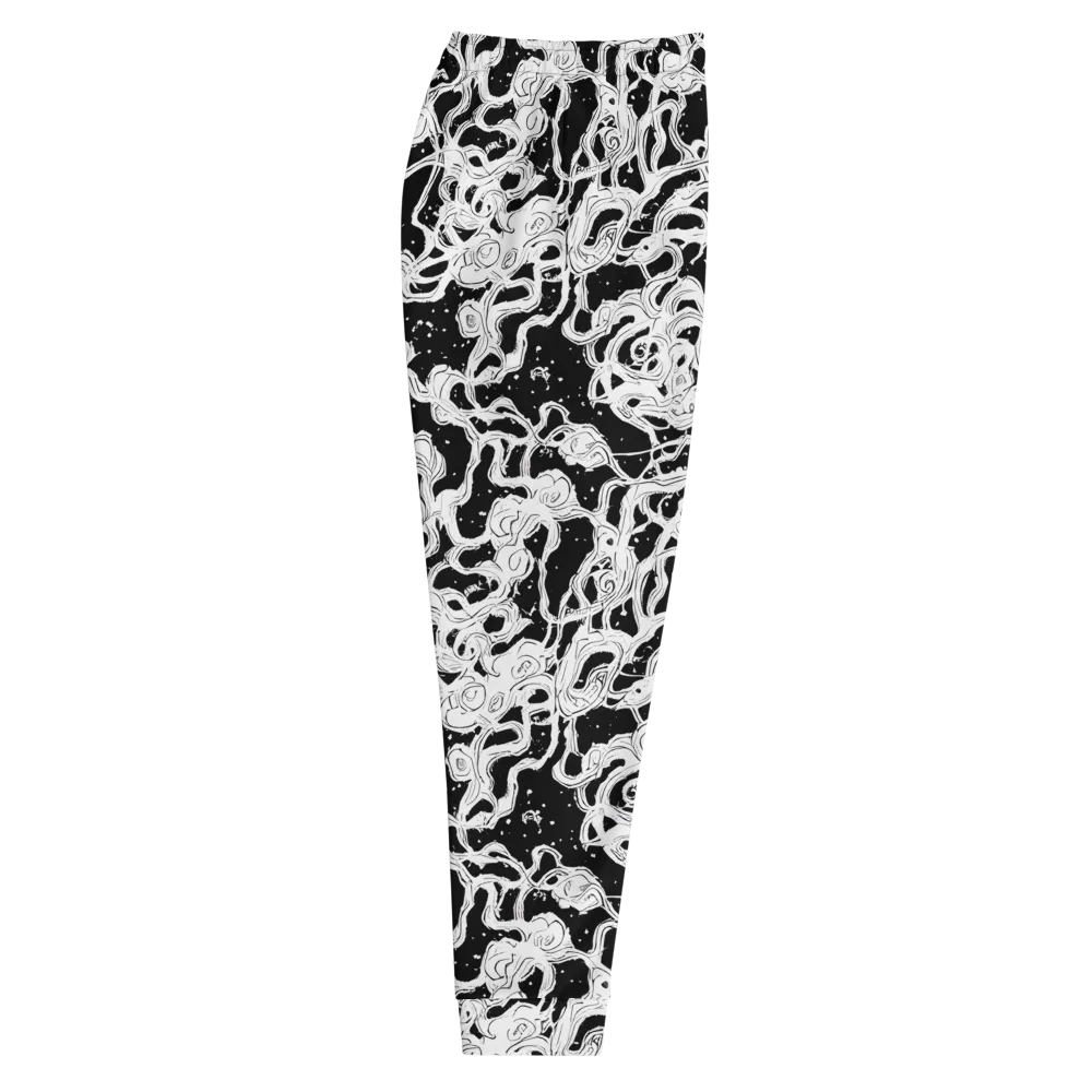 Inkstorm Ribbons on Men's Joggers — Right