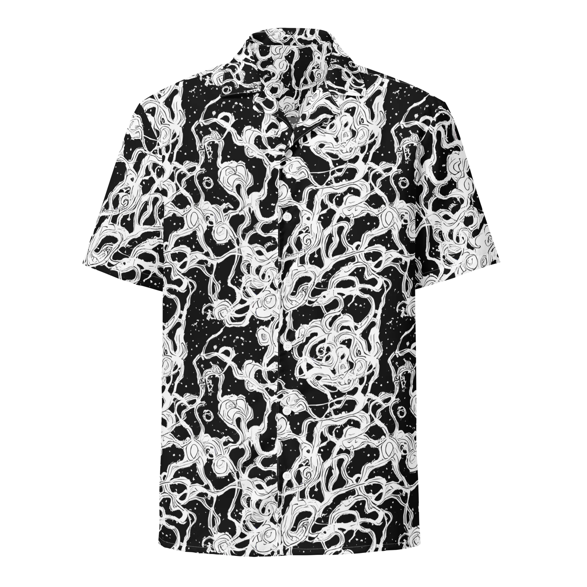 Inkstorm Ribbons on Button Shirt — Front