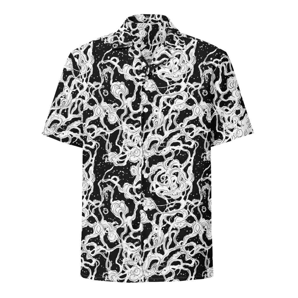 Inkstorm Ribbons on Button Shirt — Front