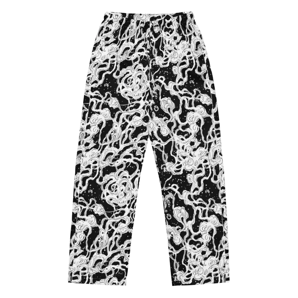 Inkstorm Ribbons on Women's Pajama Pants — Front