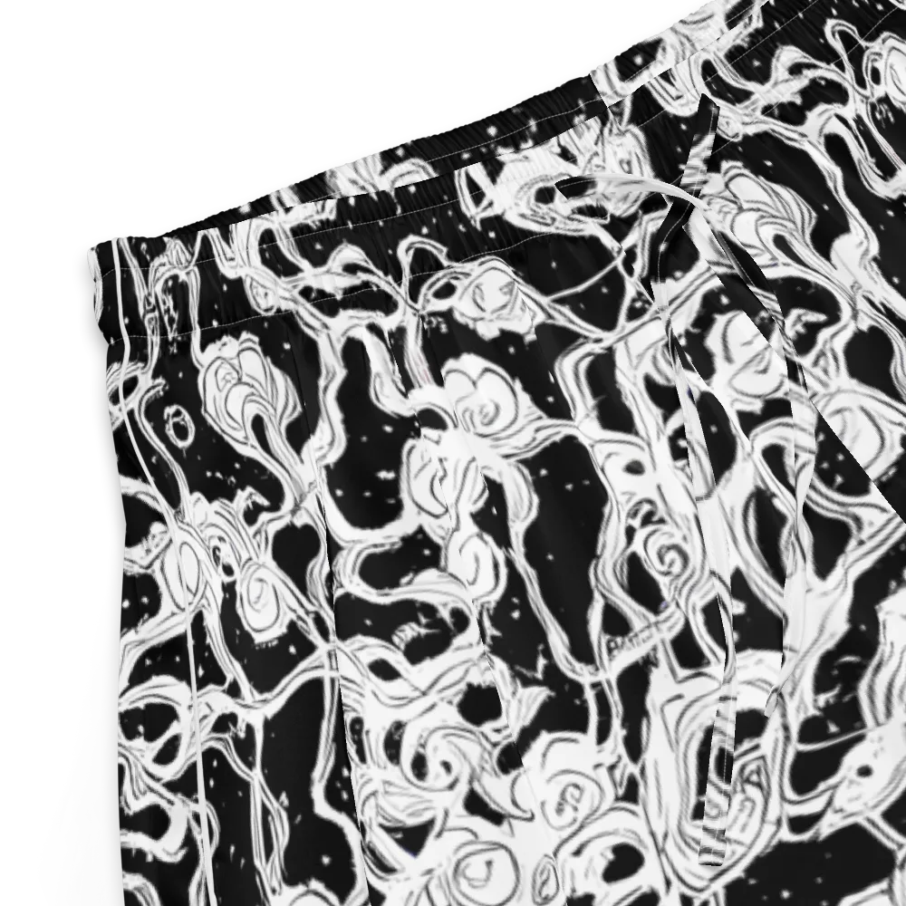 Inkstorm Ribbons on Women's Pajama Shorts — Product details