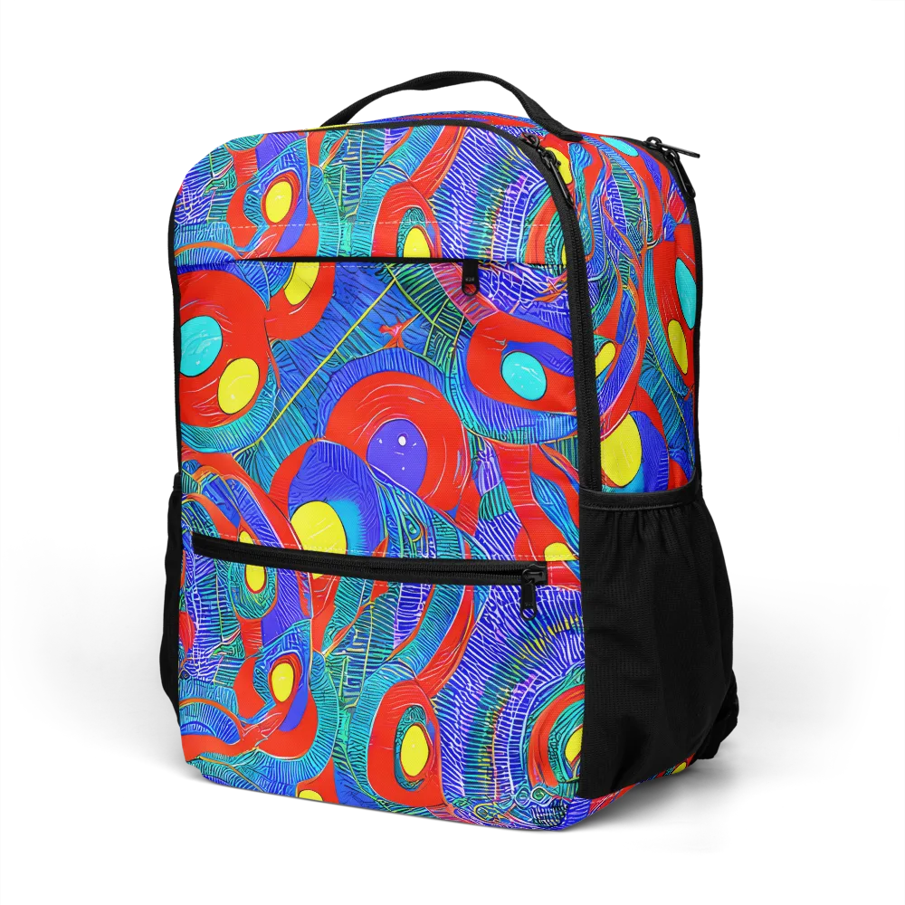Red Tide Electric on Utility Backpack — Left Front