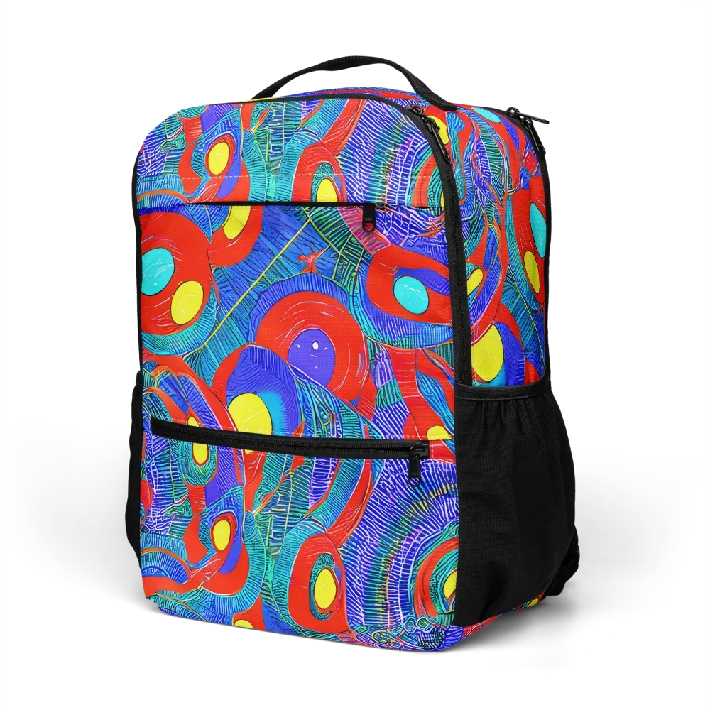 Red Tide Electric on Utility Backpack — Left Front