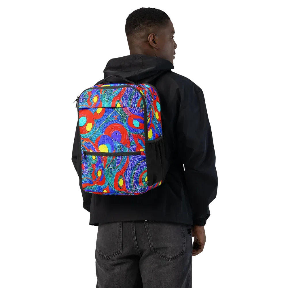Red Tide Electric on Utility Backpack — Back