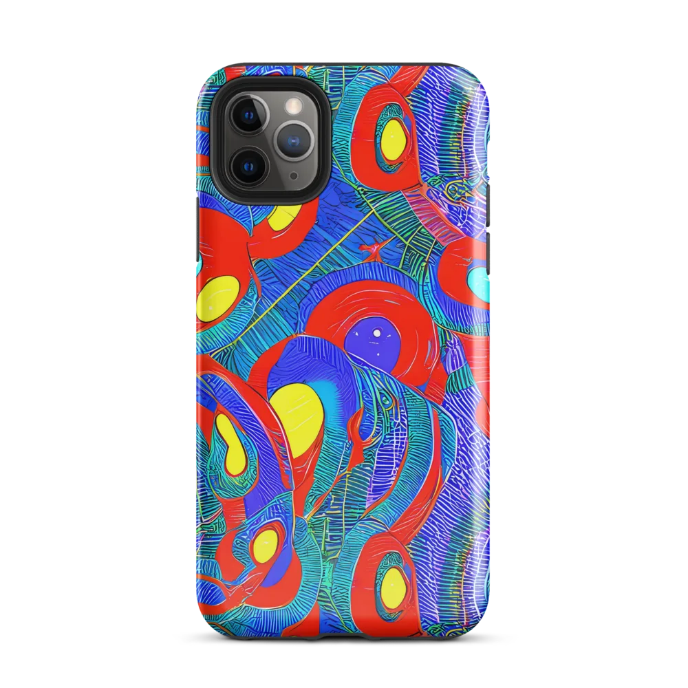 Red Tide Electric on Tough Case for iPhone® — Front