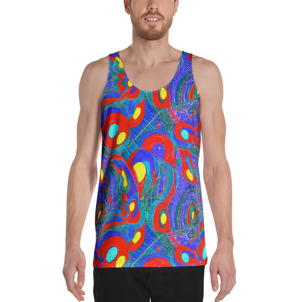 Red Tide Electric on Men's Tank Top — Front