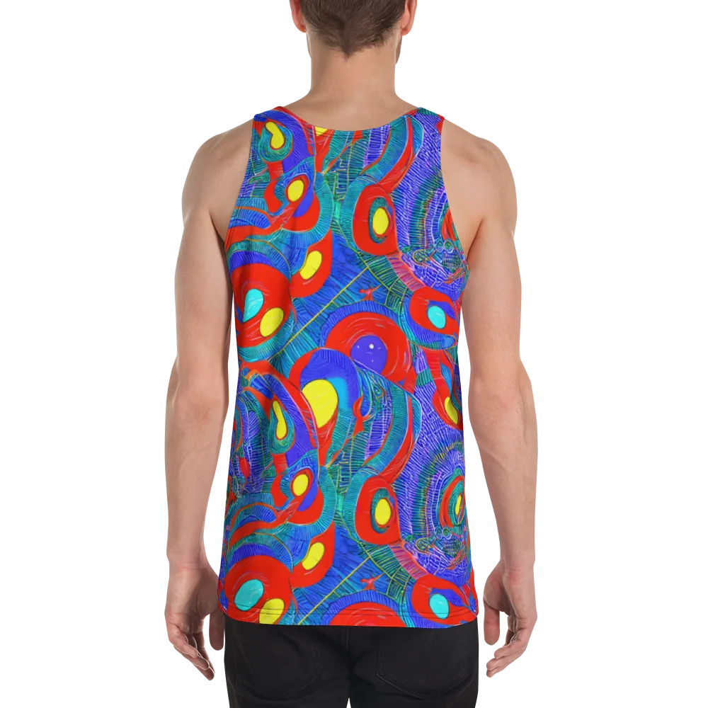 Red Tide Electric on Men's Tank Top — Back