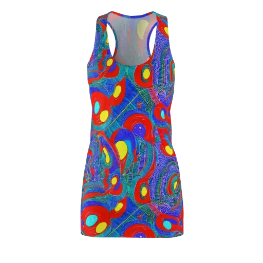 Red Tide Electric on a Racerback Dress